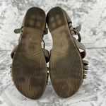 Roan by Bed Stu Womens Scarletty Weaved Gray Leather Strappy Sandal Size 8 Boho Photo 6