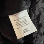 Something Navy  Black Jacquard Dot Long Sleeve Blouse Size Medium Photo 9