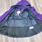 NWT Little Donkey Andy Waterproof Jacket Lightweight Windbreaker Purple Large. Photo 6