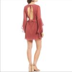 Gianni Bini NEW  mini open back boho ruffle dress women’s size medium Photo 1