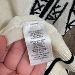 Catherine Malandrino for Design Nation Eiffel Tower Ivory Scoop Neck Sweater Lar Photo 5