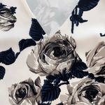 Sugar Lips Beautiful black and white roses cold shoulder long sleeve dress size medium Photo 4