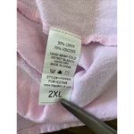 Hayden  Los Angeles Womens 2XL Cotton Pink Linen Blend Peasant Boho Top Photo 7