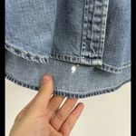 J.Crew  Trademark Denim Button Everyday Blouse  Work Business Down Top Size 0 Photo 3