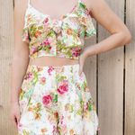 A.Peach  floral two piece set new!! Photo 1