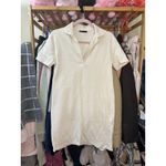 ZARA  Collared Short Dress 4174/802/712 Size Small Cream Bloggers Favorite Photo 6