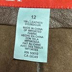 Anne Klein AK Copper Colored Leather Jacket size 12 women. Photo 6