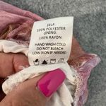 Blue Blush Smocked Crop Top Pink Yellow Tie Dye Ruffle Puff Sleeve Lined S Y2K Photo 10