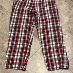 Victoria's Secret Victoria’s Secret Women's Plaid Pajama PJ  Pants Medium Red Black Photo 5