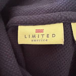 The Limited Vintage America Navy Blue Women Large Top Button Preppy School Old Money Photo 3