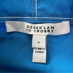 Derek Lam 10 Crosby Wrap Dress‎ Women's Size 6 Blue Drape Collar Chic Photo 7