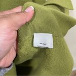 Eileen Fisher Green Boiled Wool Blazer XL Minimalist cardigan jacket oversized Photo 4