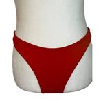 KYA Praslin Reversible Bikini Bottom in Scarlet Oatmilk Small New Womens Swim Orange Photo 4