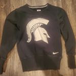Nike Michigan State Crewneck with Silver And White Spartan Logo Small Fits Snug Photo 0