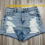 American Eagle  Outfitters Ripped Denim Mom Jean Shorts, Size 4 Photo 0