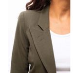 Smythe Classic Duchess Blazer Size 12 Wool Jacket Single Breasted Army Green Photo 2