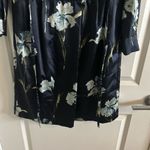 Vince Women’s Faux Wrap Dress XS Iris Print Long Sleeve Photo 4