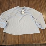 Sanctuary Social Standard by  Tallie Long Sleeve Breathable Peasant flowy Top L Photo 4