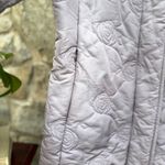 Cinzia Rocca Due Quilted Floral Purple Puffer Jacket Size 10 Photo 2