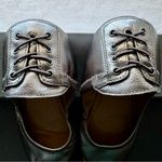 Lucky Brand Women’s Silver Light Gold Ballet Flat Shoes‎ Sz 10 Minimalist Quiet Luxury Comfy Photo 7