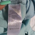 Madewell  Blue Heron Pull-On Straight Crop Pant Linen Casual Beach Size 10 Photo 7