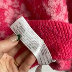 ZARA  Pink Floral Chunky Sweater Size Medium Photo 3