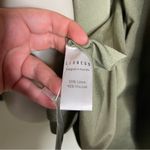 LIONESS La Quinta Khaki Olive Green Linen Blend oversized Blazer sz XS Photo 4