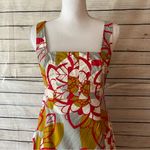 Maeve Anthropologie 70’s Vibrant Floral Midi Dress Size 4 Photo 1