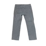 CAbi Railroad Crop Jeans Size 2 Navy Blue White Striped #324 Womens 30X25 Photo 4