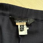 Ming Wang  Heavy Knit Pull On Pants | Navy Blue | Medium Photo 3