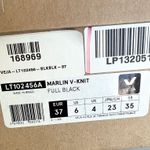 VEJA Marlin V-Knit in Full Black Photo 7