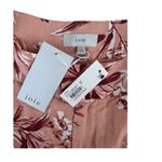 Joie Farron Warm Blush Antique Rose Floral Linen Cotton High Waist Shorts NWT 2 Photo 4