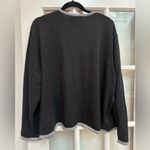 Bob Mackie  Wearable Art Black Sequin Beaded Cardigan Metallic Plus Size 3X MWT Photo 4