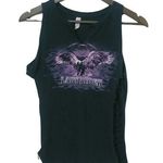 LADY RIDER L Purple Black Motorcycle Top Size L Photo 0