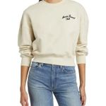 Amiri Spirit Crewneck Sweatshirt in Alabaster Small Womens Pullover Black Photo 13