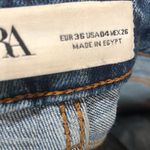 ZARA  blue skinny destroyed jeans Photo 6