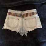 Free People Boho Sarape Denim Shorts Size 27 Photo 6
