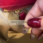 Coach  Cherry Red Leather Satchel Photo 15