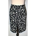 Rachel Zoe New Womens Skirt White Black Front Zipper 10 NWT $245 Winona Pencil Photo 1