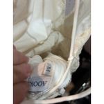 Cream Lace Halter Neck Mini Dress with Criss Cross Back White Size undefined Photo 9