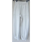 Free People Beach Freya Pants Ivory Barrel Balloon Leg Linen Blend Knit Coastal Photo 1