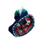 MCM Vintage Marceau Sports Knot Wool Pom Pom Beanie Skip Cap Women’s OS Blue Photo 1