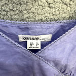 Kensie Babydoll Slip Top Womens Small Purple Geometric Y2K Boho Dainty Feminine Photo 1