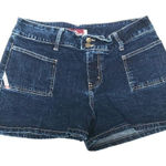 Jordache  Retro dark wash vintage baggy denim jean shorts 11/12 Photo 0