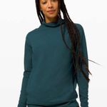 Lululemon Warm Down Funnel Neck Long Sleeve Size 4 in Submarine Photo 1
