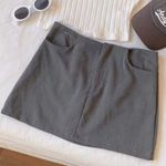 Dark Gray Mini Bodycon Business Attire Casual Going Out Skirt Photo 2