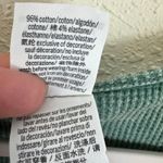 PINK - Victoria's Secret  Cotton Green Long Sleeve Thermal Mini Dress Size S Photo 4