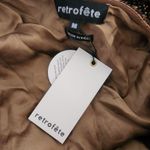 Retrofête Retrofete Ella Sequin Dress in Olive One Shoulder Belt Size Medium NWT Photo 8