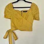 Sugar and L!ps Yellow Crop Top Photo 0
