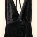 ZARA  Black Velvet Mini Dress, Size XS, NWT Photo 9